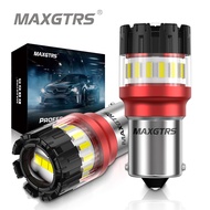 Maxgtrs 2X P21W BA15S LED CANBUS bóng đèn 7440 W21W 1156 3157 đèn cho DRL lùi đỗ xe đèn tín hiệu 12V