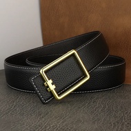 HERMES2424 Simple Belt Men's Genuine Leather Fashion Trend All-Match