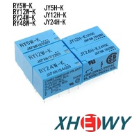 2-5PCS Relay RY5W-K RY12W-K RY24W-K RY48W-K JY5H-K JY12H-K JY24H-K JY23H-K JY101-K-23.5VDC JY25H-K J