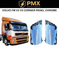 VOLVO TRUCK FM V2 / V3 Corner Panel Chrome – High Quality Volvo Chrome Accessories / Aksesori Lori V