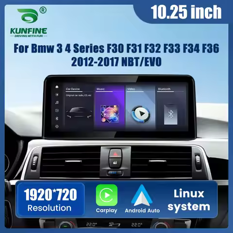 10.25” Car Radio For BMW 3 4 Series 2012-2017 NBT EVO System GPS Navigation Multimedia Display Head 