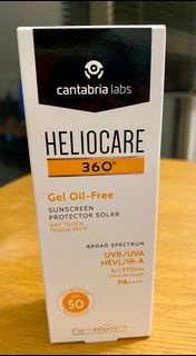 New Heliocare 360 Sunscreen