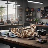 Men's Casual Camouflage Sling Bag Fanny Pack Crossbody Pack