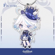 Genshin Impact Focalors Furina Acrylic Figure Pendant Keychain Model Collection Cosplay Gift