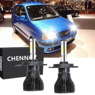 For Hyundai Atoz Atos (1997 - 2007) Pair Bulbs H4 LED Headlight Bright 6000K White Car Accesories Pa