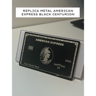 Replica Metal Card American Express Black Centurion - No Chip -