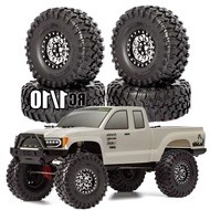 2.2 Inch Rubber Crawler Tires & Wheels for 1/10 RC Crawler Car KM5 YK4082 YK4083 Axial SCX10 RBX10 R