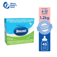 Wyeth® BONAMIL® Stage 2 Milk Supplement for 6 to 12 months, Sachet in Box, 1.2kg (400g x 3)