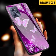 [A07] Realme C35 Case Realme C35 Glitter Glass Softcase/ Realme C35 Phone Case/ Realme C35 Case/