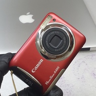 Canon PowerShot A495 10.0MP Red !! CEK VIDEO dan GAMBAR !! FUNGSI normal sesuai video l FISIK sesuai