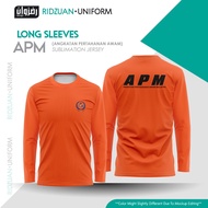 [READY STOCK] TSHIRT JERSEY ANGKATAN PERTAHANAN AWAM APM SUBLIMATION PRINTING / SHORT SLEEVES / LONG