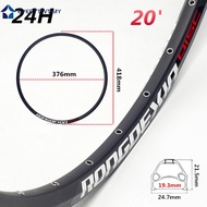 【EVERYTWT】20 inch mountain bike wheel rim 24/28/32/36 hole double disc wheel rim