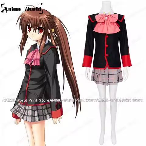 《Custom Size》Anime Little Busters! Rin Natsume Yuiko Kuugaya Sasami Cosplay Costume Suit Halloween C