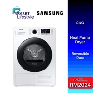 Samsung Heat Pump Dryer (8kg) DV80TA220AE/FQ