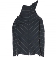 二手3.1 Phillip Lim 20SS 細條紋高領TOPE201-2681DBI XS 海軍藍襯衫/上衣 [3.1 Phillip Lim]