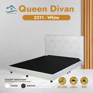 (Free Install) Divan Queen Bed Frame Bed Base Katil Queen Bed Furniture Murah Queen Bed Frame Divan