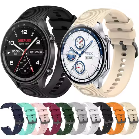 Silicone Watch Band for Oneplus Watch 2 2R 3 Strap Sport Bracelet for OPPO WATCH X& X2 Wristand Smar