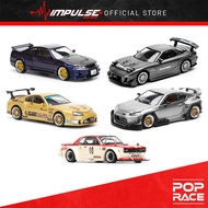 PopRace 1/64 SKYLINE GT-R V8 / GT300 SUPRA / PANDEM GR86 / MAZDA RX7 RE-AMEMIYA  / SKYLINE GT-R R33 
