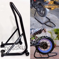 Paddock stand for swing arm bobbin universal