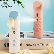 2 In1 Portable Hydrating Spray Mist Mini Fan Humidifier Handheld USB Rechargeable Small Cooling Fan Home Outdoor Air Cooler kipas