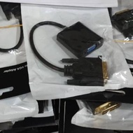 ◄ DVI-D 24+1 To VGA HDTV Converter Monitor Cable DVI to VGA Active ✯