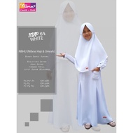 GAMIS ANAK NIBRAS NSAP 64 PUTIH / GAMIS ANAK NIBRAS SET HIJAB