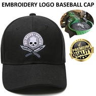 EMBROIDERY SULAM NO KNIFE NO LIFE TACTICAL 100% POLYESTER BLACK ADJUSTABLE BASEBALL CAP