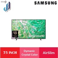 Samsung 75" DU8000 Dynamic Crystal UHD 4K Smart AI TV (2024) | UA75DU8000KXXM