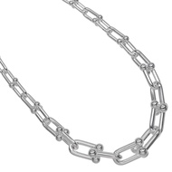 蒂芬妮 (Tiffany & Co.) 五金漸層鏈項鍊，925 純銀，約 106.4 克，女士款 [二手]