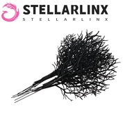 STELLARLINX 5pcs Artificial Plastic Tree Branch, Black Non-Fading Halloween Artificial Dead Branch, 