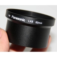 52mm 52 mm filter mount Lens Adapter Tube Ring for Panasonic LX5 lx7 camera