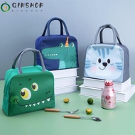 QINSHOP Insulated Lunch Box Bags, Non-woven Fabric Lunch Box Accessories Cartoon Lunch Bag,  Thermal Bag Portable Tote Food Small Cooler Bag