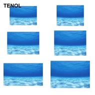 [TENOL] Fish Tank Background Wallpaper For Fish Tank Landscape Decoration 61x30cm