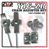[EMP] CHAIN ADJUSTER CHAIN ADJUSTER PLATE Y16ZR Y16-ZR (SET) KIRI KANAN CA CAP Y16 YAMAHA