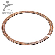 [Pretty] Sapelli Wood Rosette for Acoustic Guitar Soundhole Sound Hole Featuring Abalone Shell Inlay