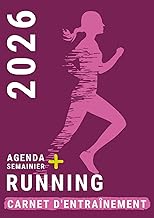 Carnet d'entraînement Running 2026 Agenda: Hebdomadaire pour la Course à Pied et Bureau Femme , 2 Pa