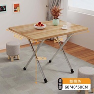 Small Lightweight Folding Table Dormitory Dining Table Apartment Dinner Table 2 Person Compact Table