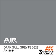 AK Interactive 3rd Generation Acrylic AIRCRAFT Series AK11884 DARK GULL GREY FS 36231 – AIR