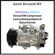 🔥Denso 7290 Compressor •Toyota Camry • Alphard • Estima • Velfire • Hiace • Harrier Compressor Origi