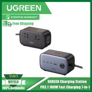 UGREEN 100W/140W GaN Charging Station, 1.8M Cable DigiNest Pro USB C Charging Station, 6-in-1 Power 