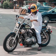 RED KAP 稀有 白色 厚磅數 連身工作服 古著 二手 面料硬挺