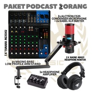 PAKET PODCAST 2 ORANG | YAMAHA MG10XU + ALCTRON CS35