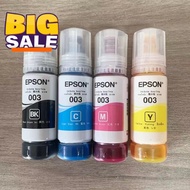 หมึก Epson 003 แท้% Epson L3110 / L3150 / L5190/L3210/L3216/L3250/L3256/L5290/L5296（สามารถออกใบเสร็จได้） #หมึกเครื่องปริ้น hp #หมึกปริ้น   #หมึกสี   #หมึกปริ้นเตอร์  #ตลับหมึก