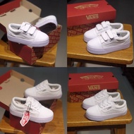 PUTIH Oldskool Children VANS Shoes FULL WHITE Shoes WHITE Children Shoes Men Women