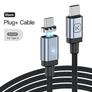 【50%OFF VOUCHER 】KUULAA 65W LED USB C Cable Magnetic USB Type C Cable For Huawei Xiaomi Samsung 27W Type C To Lightning Cable For iPhone 14 13 12 11 Mobile Phones Fast Charging PD Magnetic Cable Mobile Phone Cable USB Cord