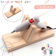 CHIHIRO Hot Glue Holder, DIY Universal Hot Glue|Base, Wooden Hot Glue Support Stand