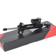 Fiber Carbon Steering Damper Stabilizer Bracket Support Mounting For Yamaha YZF R3 R25 MT25 2015 201