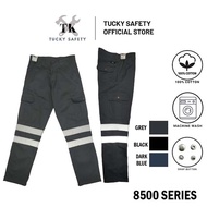 NK-8500 NK WORKING LONG PANTS WITH 2 REFLECTOR / STRAIGHT CUT CARGO PANTS / SELUAR PANJANG KERJA 2 L