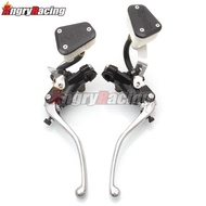 7/8" Motorcycle Hydraulic Brake Clutch Master Cylinder Lever Reservoir Bracket For Ducati 999 999S 9