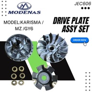 KARISMA MZ GY6 MODENAS FRONT PULLEY CVT SET DRIVE FACE AND BOLA STANDARD FAN PIN DRIVE FACE DEPAN PU